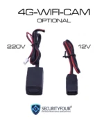 Alimentatori opzionali da 220V e 12V per uso domestico o in auto.