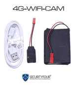 Accessori inclusi: pacco batteria ricaricabile, cavo USB e modulo 4G.